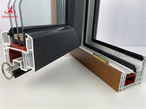 Upvc Profile Of Casement Window Outside Co Extrusion Profile And Inside