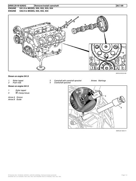 Remove Install Camshaft | PDF | Systems Engineering | Internal ...