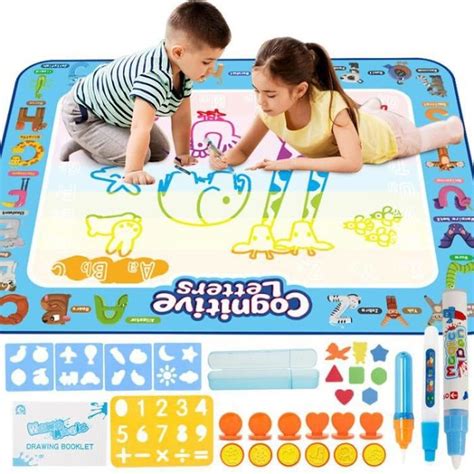 Tapis Dessin Enfant Tapis De Griffonnage D Eau 100 80cm Pas De