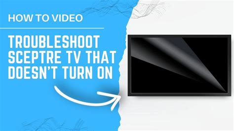 How To Troubleshoot A Sceptre TV That Won T Turn On YouTube