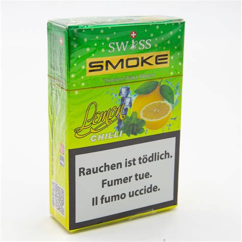 Swiss Smoke Lemon Chill Shisha Tabak 50g Kaufen Bei Galaxus