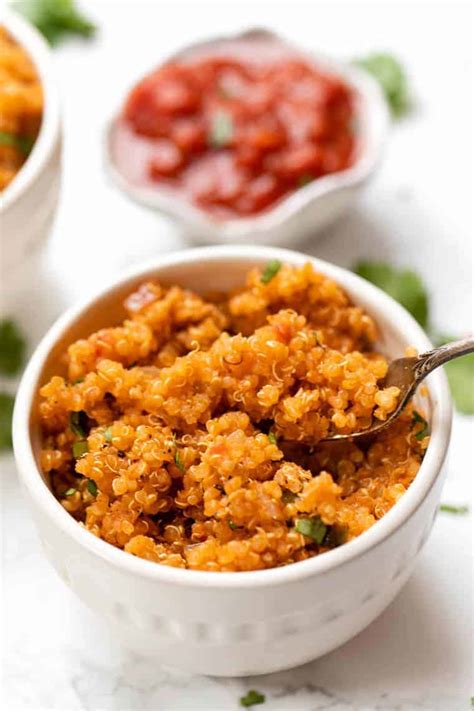 Easy Spanish Quinoa Recipe 5 Ingredients And Gf Simply Quinoa