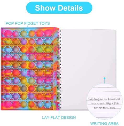 A5 Pop Bubble Fidget Notebook FL NEWILL RESOURCE LLC