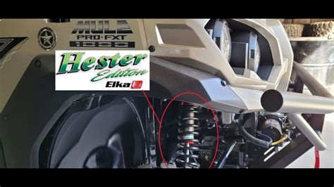 Hester Edition Elka Shock Packages For Kawasaki Mule Pro F 1000 Models