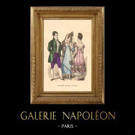 Antique Prints And Drawings French Fashion History Costumes Of Paris