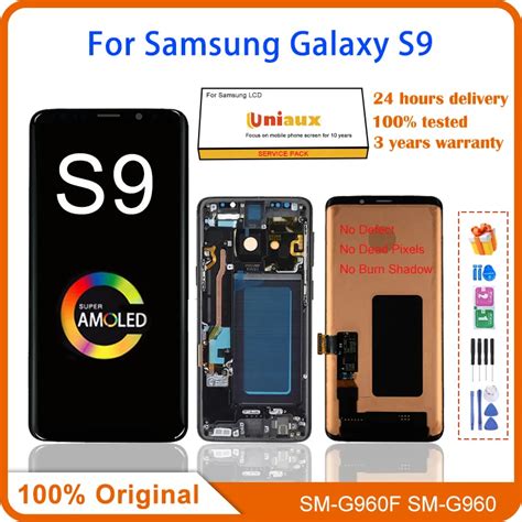 58 Original Amoled For Samsung Galaxy S9 G960 G960f G960u Lcd Display Touch Screen Digitizer