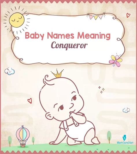 Wondrous Baby Names That Mean Conqueror Momjunction Momjunction