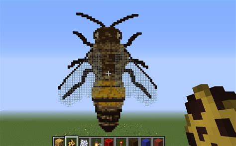 Bee Pixel Art : r/Minecraft