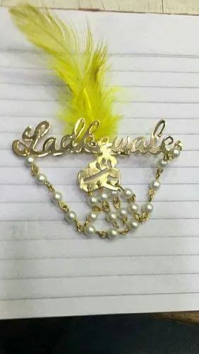 Golden Wedding Ladkewale Brooch At Rs 10 Piece In Hathras ID 22033701497