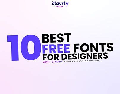 10 Best Free Typography Fonts For Designers In 2024 Free Typography