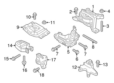 Engine Trans Mounting For 2017 Ford Escape TascaParts