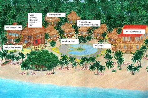 Portofino Island Resort Unit Map