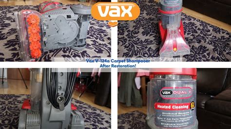 Vax V 124 Carpet Shampoo Machine After Restoration Demonstration You