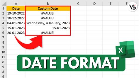 Correct Date Format In Excel Solution YouTube