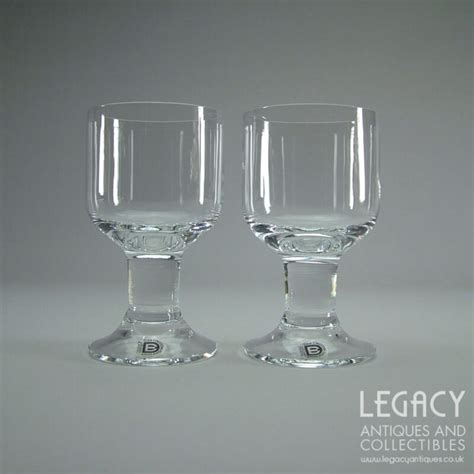 Pair Of Dartington Glass Compleat Imbiber Design Port Glasses Ft151 2 In Original Box Legacy