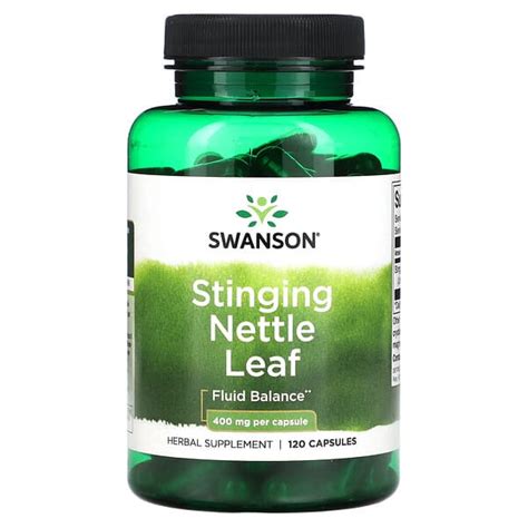 Swanson Stinging Nettle Leaf 400 Mg 120 Capsules