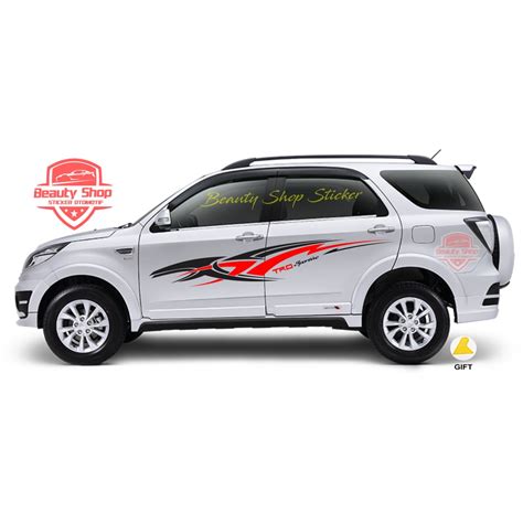 Jual Trd Sportivo Stiker Sticker Cutting List Body Toyota Rush Sticker