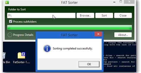 WeB LoG'S JuUiER: FAT Sorter in Ubuntu