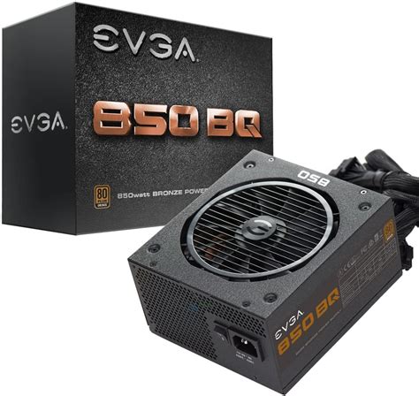 Fuente De Poder EVGA 850 Watts EVGA 850 Bq 80 Plus Bronze ATX