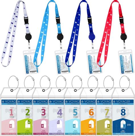 Amazon 12 Pack Cruise Lanyards For Ship Card Retractable Badge