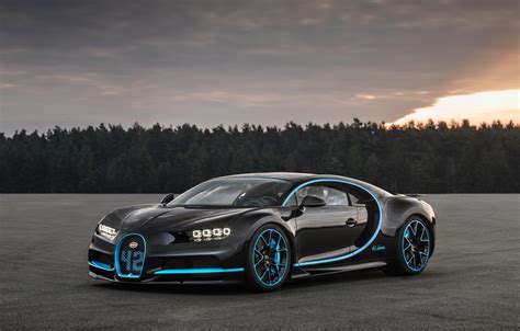 Wallpaper Bugatti, Black, 2017, Chiron images for desktop, section bugatti - download