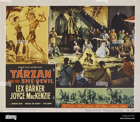 Tarzan and the She Devil - Movie Poster Stock Photo - Alamy