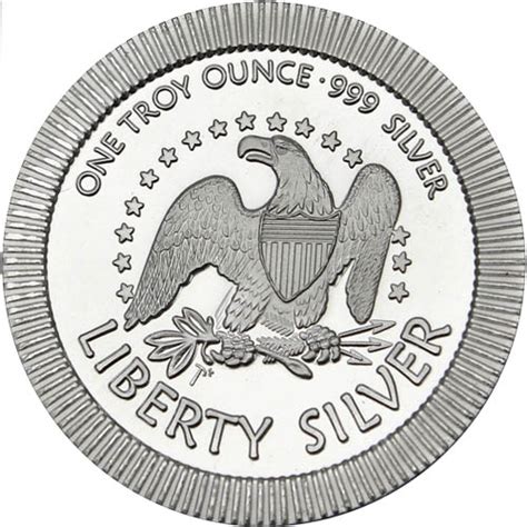 1 oz SilverTowne Liberty Bell Stackable Silver Rounds - Silver.com™