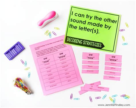 Decoding Activities For 1st Grade