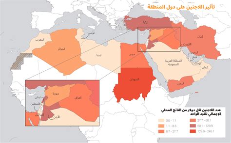 تأثير اللاجئين على دول المنطقة