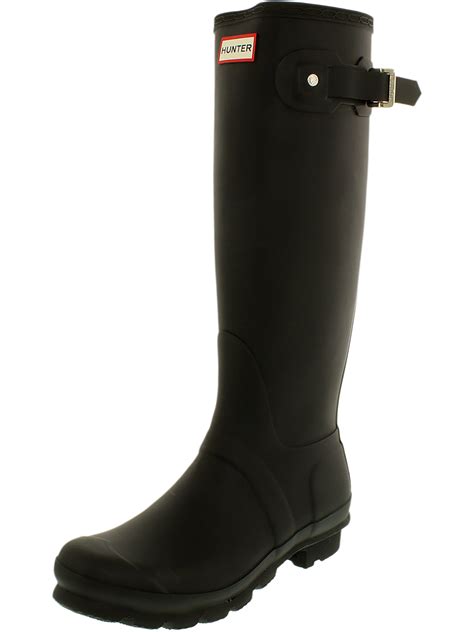 Hunter Women S Original Tall Black Knee High Rubber Rain Boot M