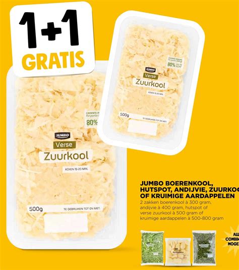 Jumbo Boerenkool Hutspot Andijvie Zurrko Of Kruimige Gratis