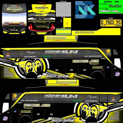 Livery Bussid Tunggal Jaya Hd Shd Lengkap Dan Jernih