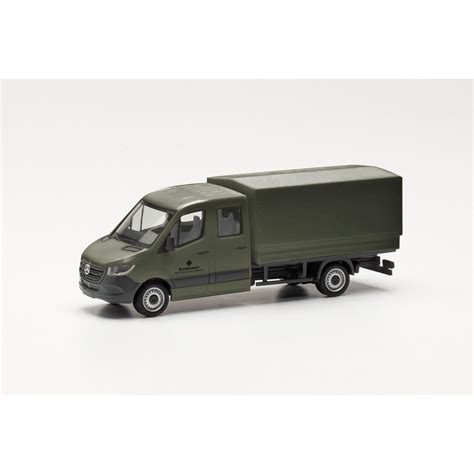 Herpa 700795 MB Sprinter 18 DoKa mi Plane Bundeswehr Maßstab 1 87