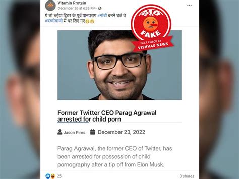 Fact Check Ex Twitter Ceo Parag Agrawal Arrest Is A Satire Article Not