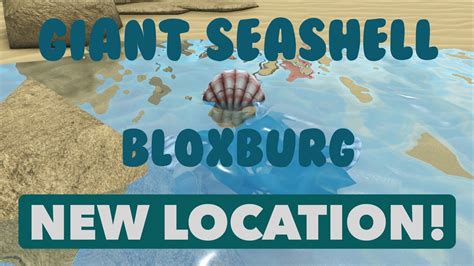 How To Get The Giant Seashell Trophy In Bloxburg NEW LOCATION YouTube