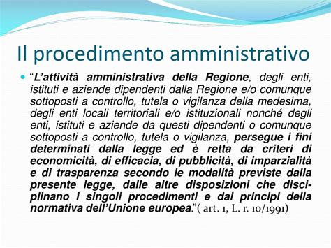 Ppt Il Procedimento Amministrativo Powerpoint Presentation Free