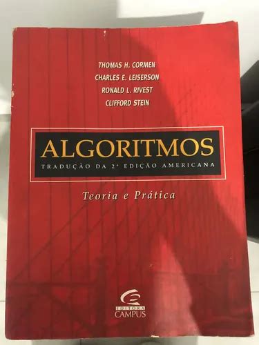 Algoritmos Cormen - Livro Algoritmos: Teoria E Prática De Thomas H Cormen, Ronald L. R ...
