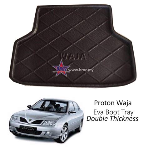 Proton Waja Eva Copolymer Car Boot Tray Luggage Cargo Trunk Tray Lazada