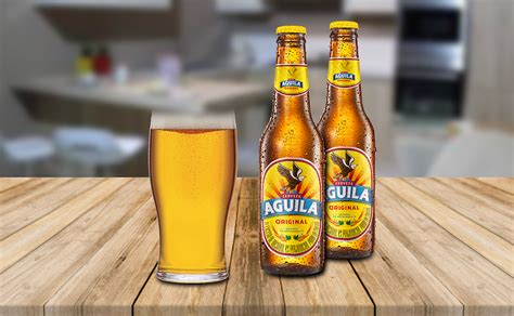 Cerveza Aguila Botella 330 Ml Beer Bottle 1115 Oz Cilaymar