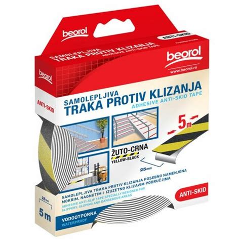 Beorol Samolepljiva Traka Protiv Klizanja Anti Skid Mmx M Uto Crna