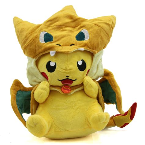 Pikachu charizard plush