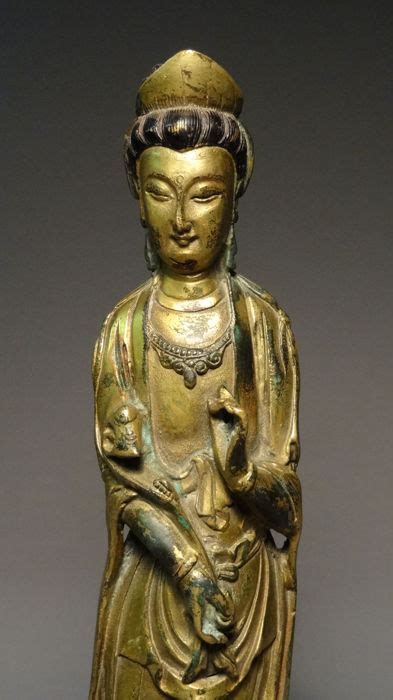 Gilt Bronze Figure Of Guan Yin Tibet China 19th Century Catawiki