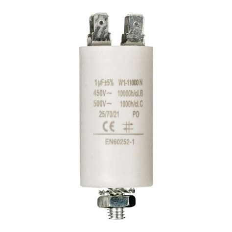 FIXAPART Condensateur 1 0uf 450 v à Cosses Condo 1mf micro farad