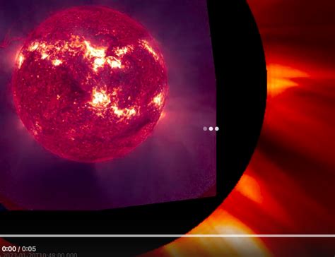 Eruptions De Nuages De Plasma Solaire Philippe François