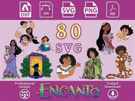 Encanto Svg Files Encanto Layered Bundle Encanto Png Characters