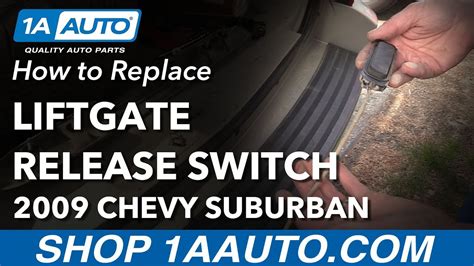 How To Replace Liftgate Release Switch Chevrolet Suburban Youtube