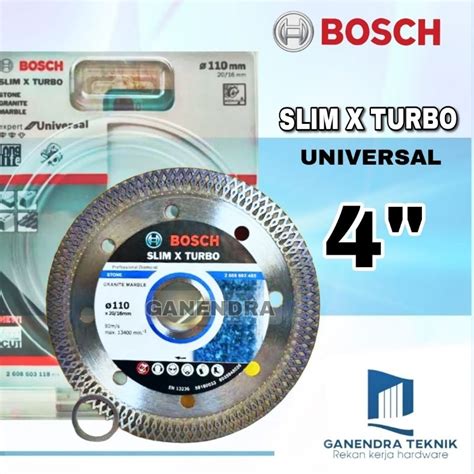 Jual Bosch Mata Potong Keramik Marmer Granit Turbo X Slim Diamond Blade