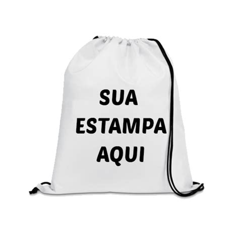 Saco Mochila Personalizada Op Es Shopee Brasil