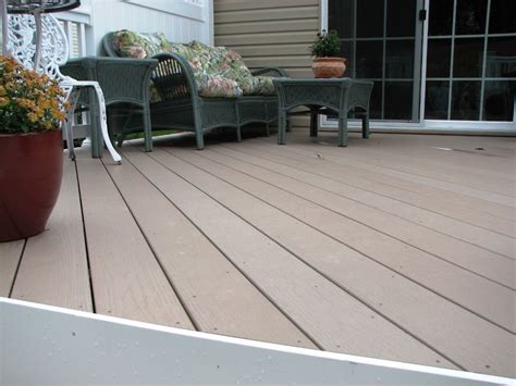 AZEK Building Products Brownstone Vinyl Deck Flooring And Longevity