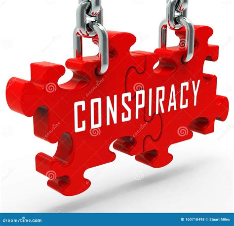 Secret Conspiracy Jigsaws Representing Complicity In Treason Or Political Collusion 3d